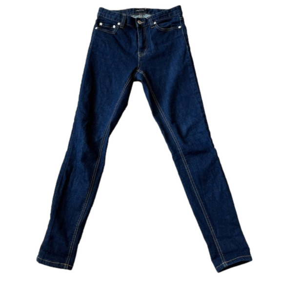 Frank & Oak Dark Blue Skinny Jeans - Picture 6 of 8